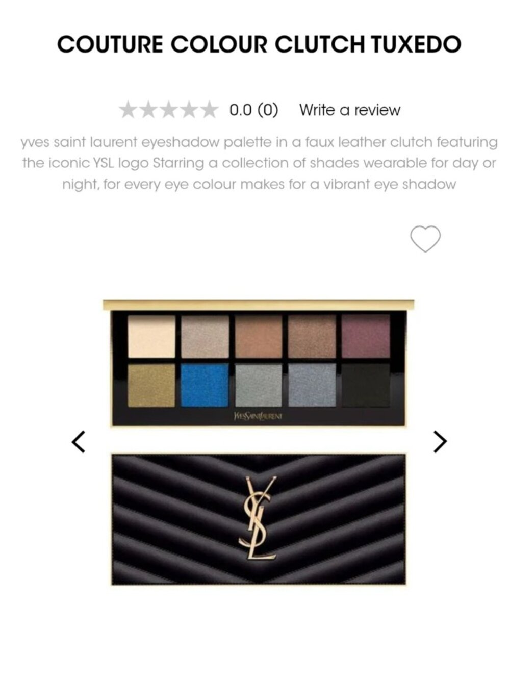 YSL Couture Clutch Tuxedo 4